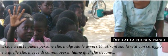 Dedicato a chi non piange... cioè a tutte quelle persone che, malgrado le avversità, affrontano la vita con coraggio... e a quelle che, invece di commuoversi, fanno quel che devono...